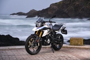 A pretty left-three-quarter shot of the G 310 GS