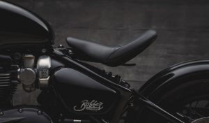 The plough seat of the Bobber Black